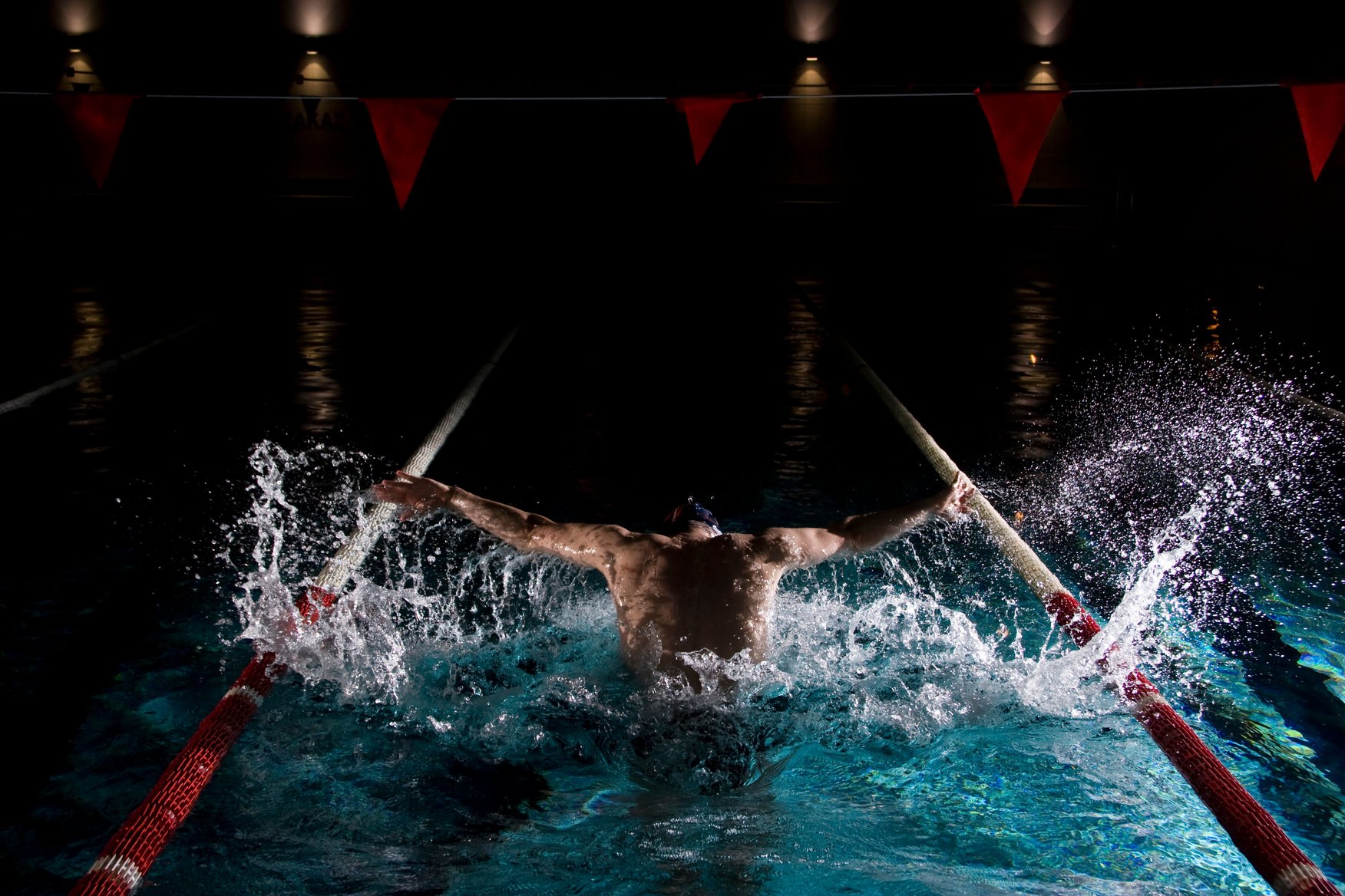 Professional swimmer- butterfly